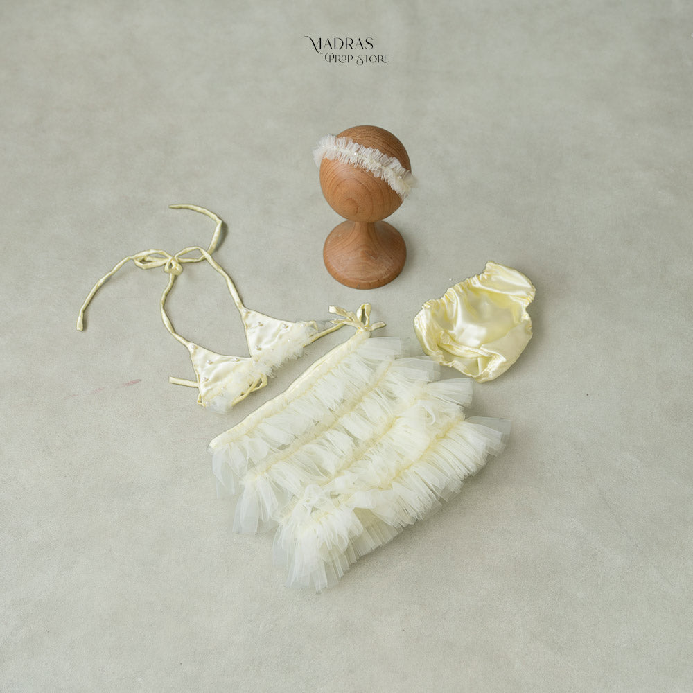 Rental - 4PC Tutu skirt set Yellow
