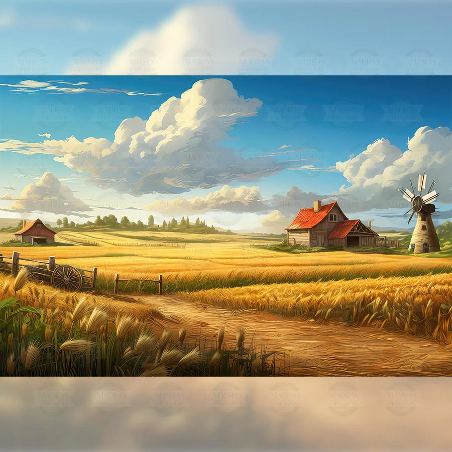 AGRICULTURE - BABY PRINTED BACKDROPS