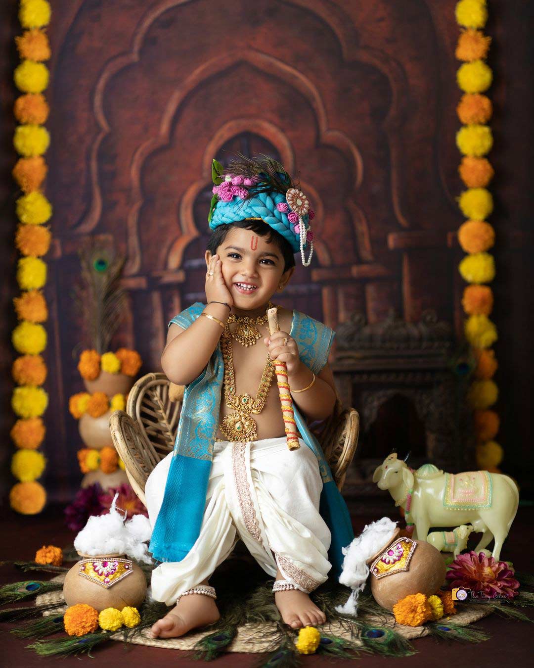 Rental - Temple - Printed Backdrop - 5 by 10 Feet - Fabric
