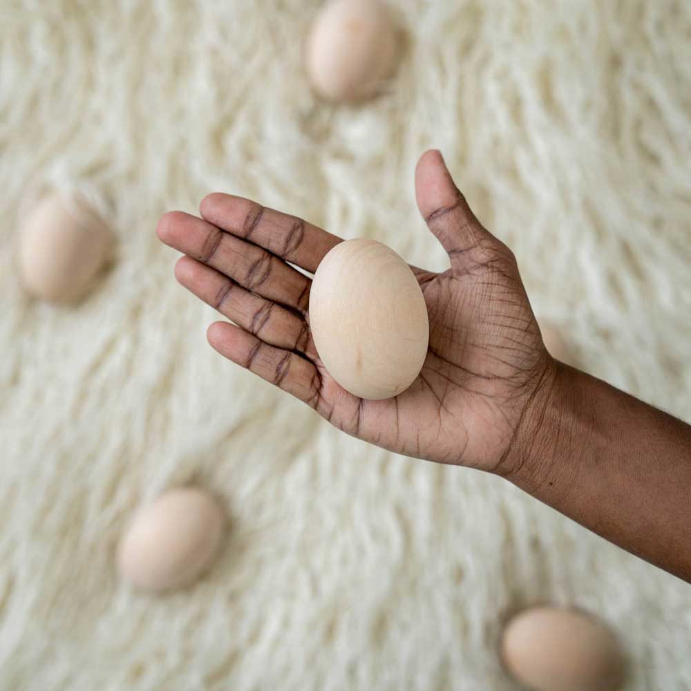 Rental - Wooden Egg Each