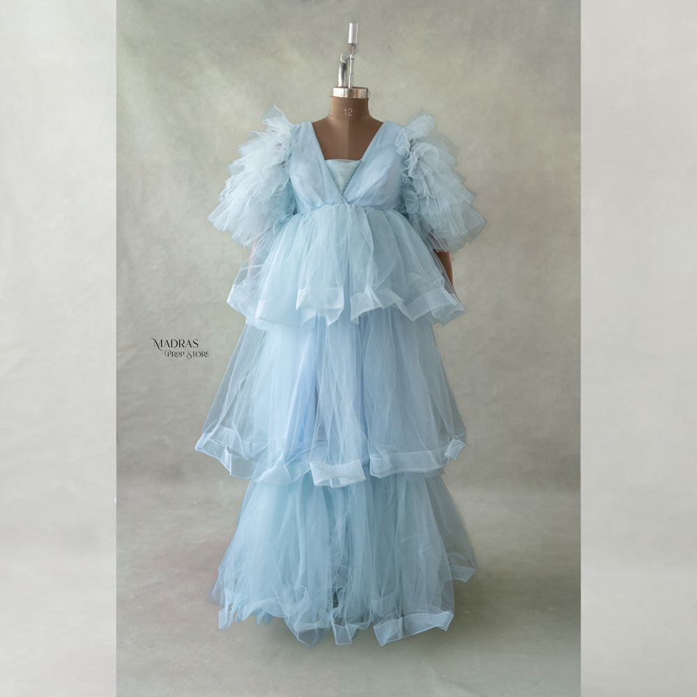 Rental - Maternity Gowns - Light Blue