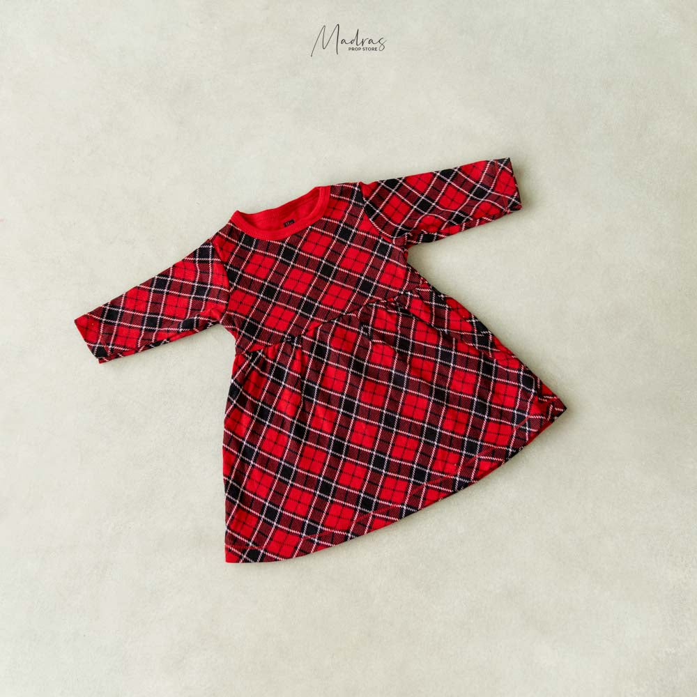 Rental - Xmas checkered gown