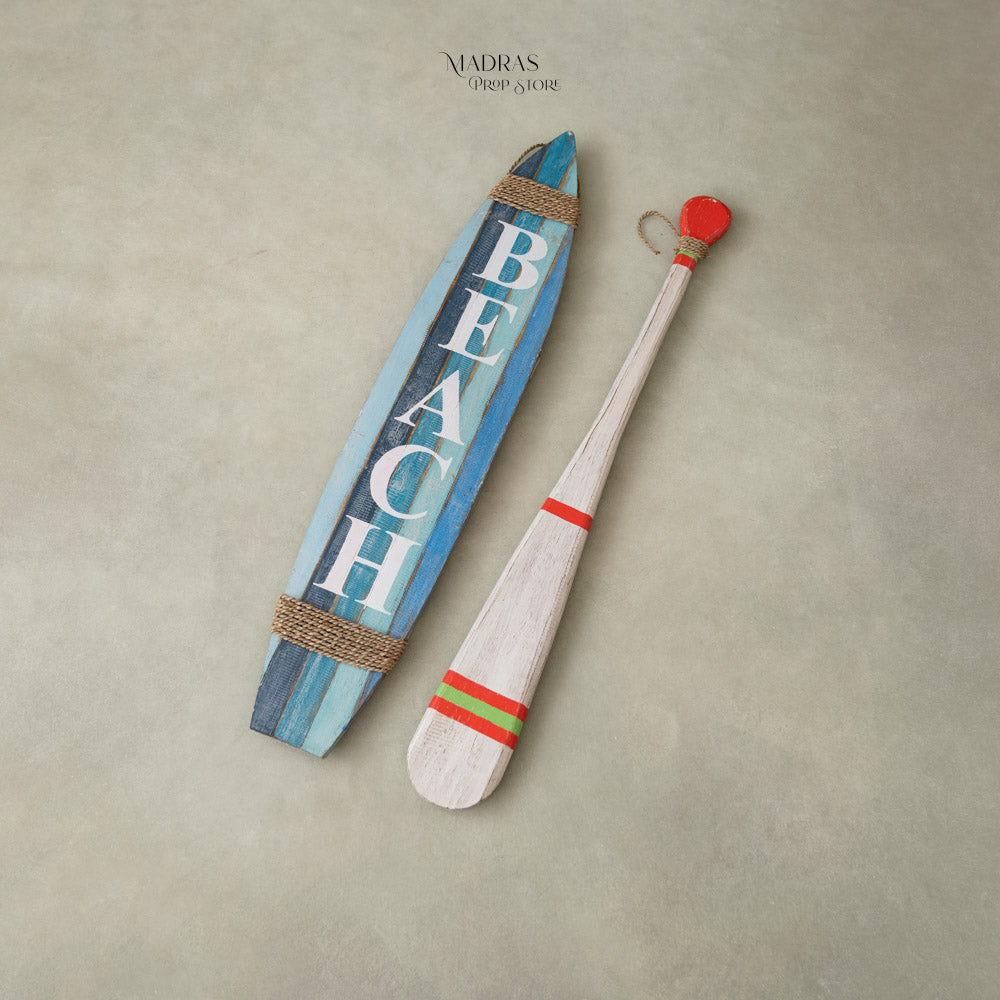 Rental - Surf Board With White Stick