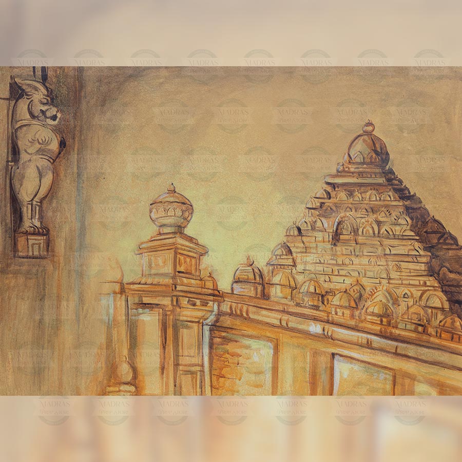 Golden Temple - Baby Printed Backdrops