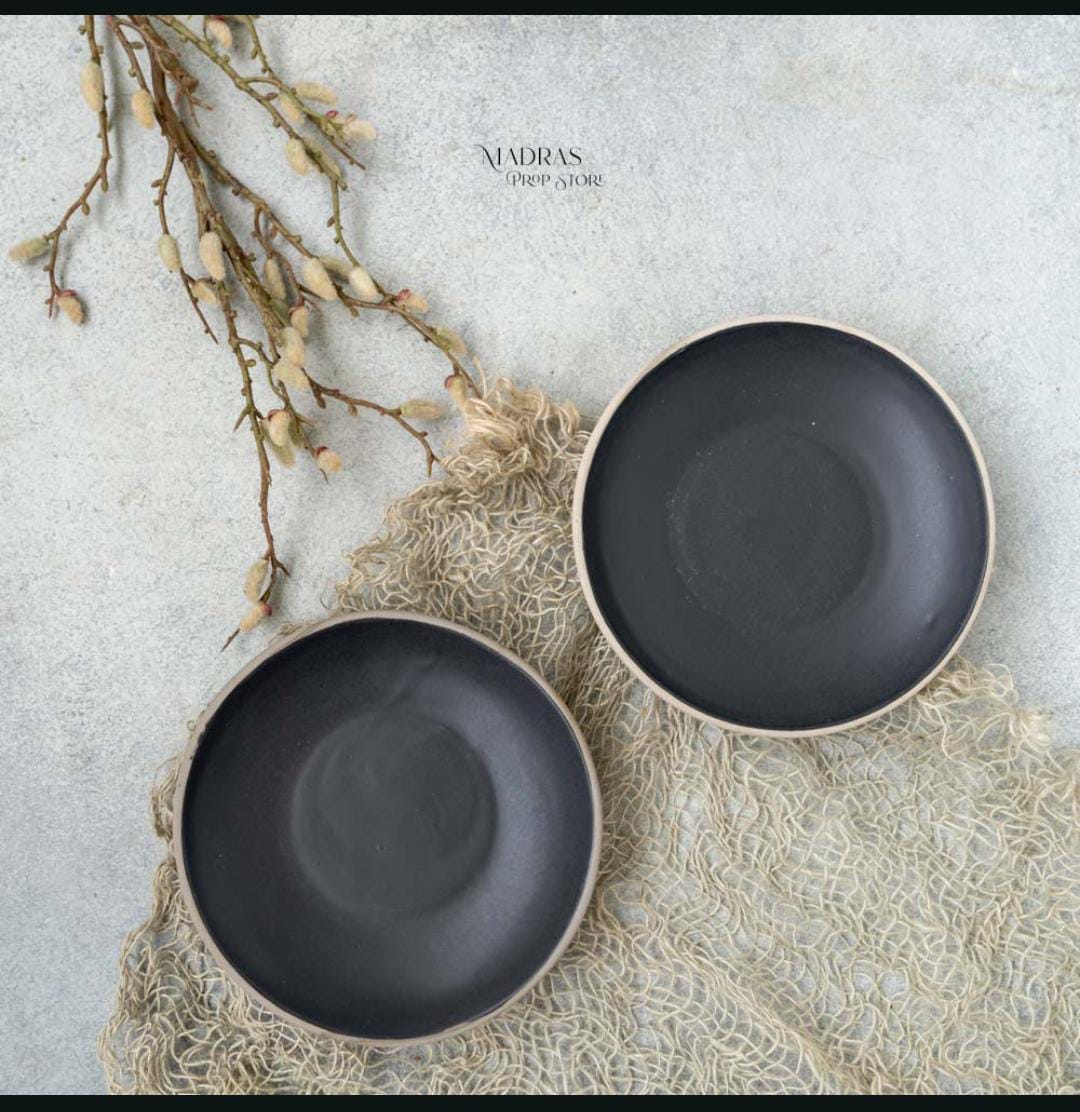 Rental - Ceramicware #98 Plain Black Bowl