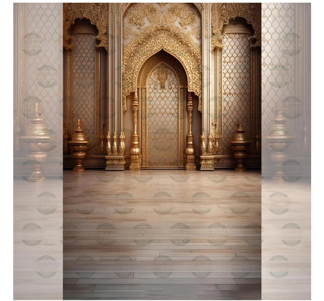 Rental - The Shrine - Printed Backdrop - 8 by 12 Feet - Fabric