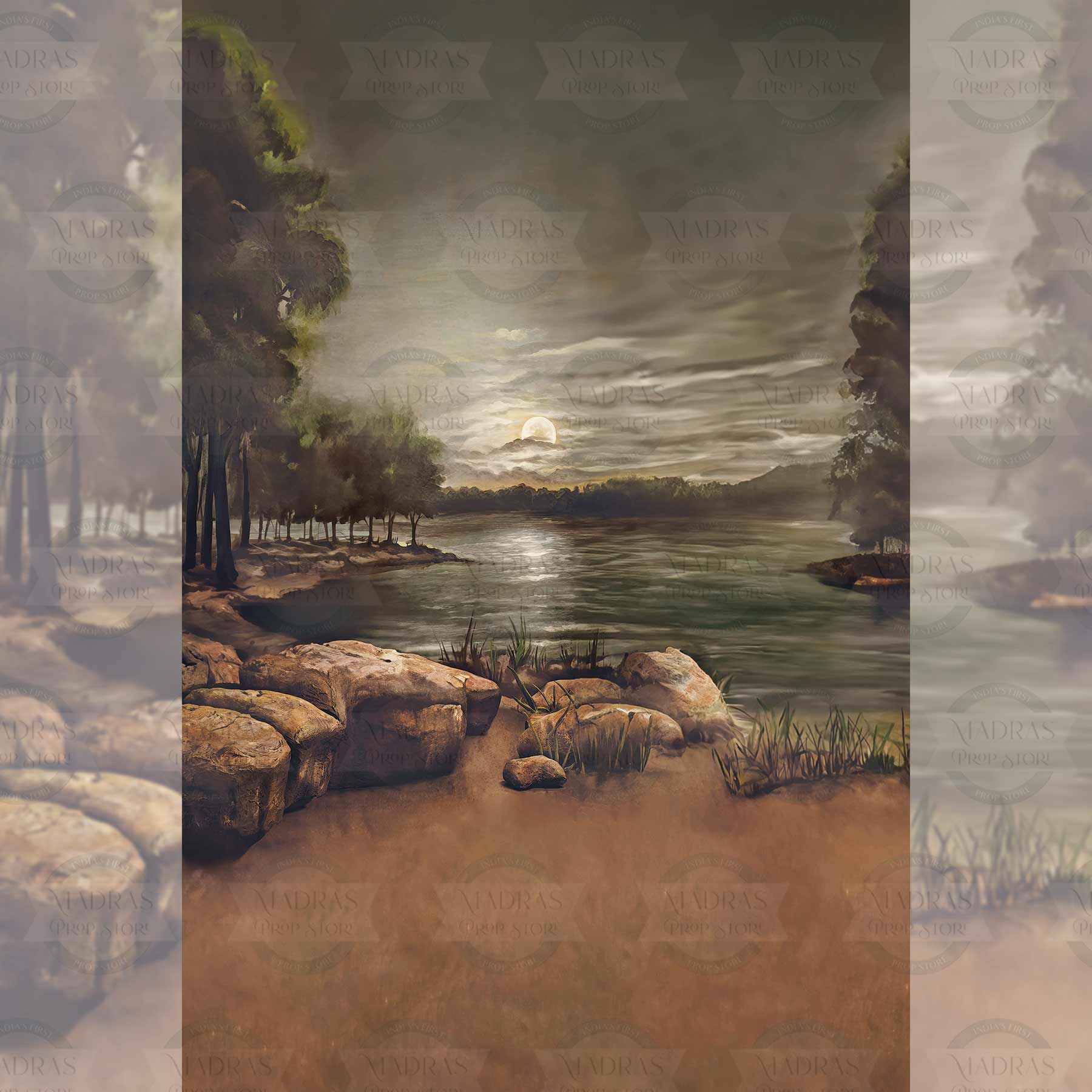 Rental - Mahanadhi - Fashion Backdrop - 8 by 12 Feet - Fabric