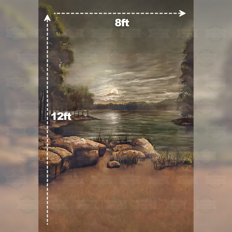Rental - Mahanadhi - Fashion Backdrop - 8 by 12 Feet - Fabric