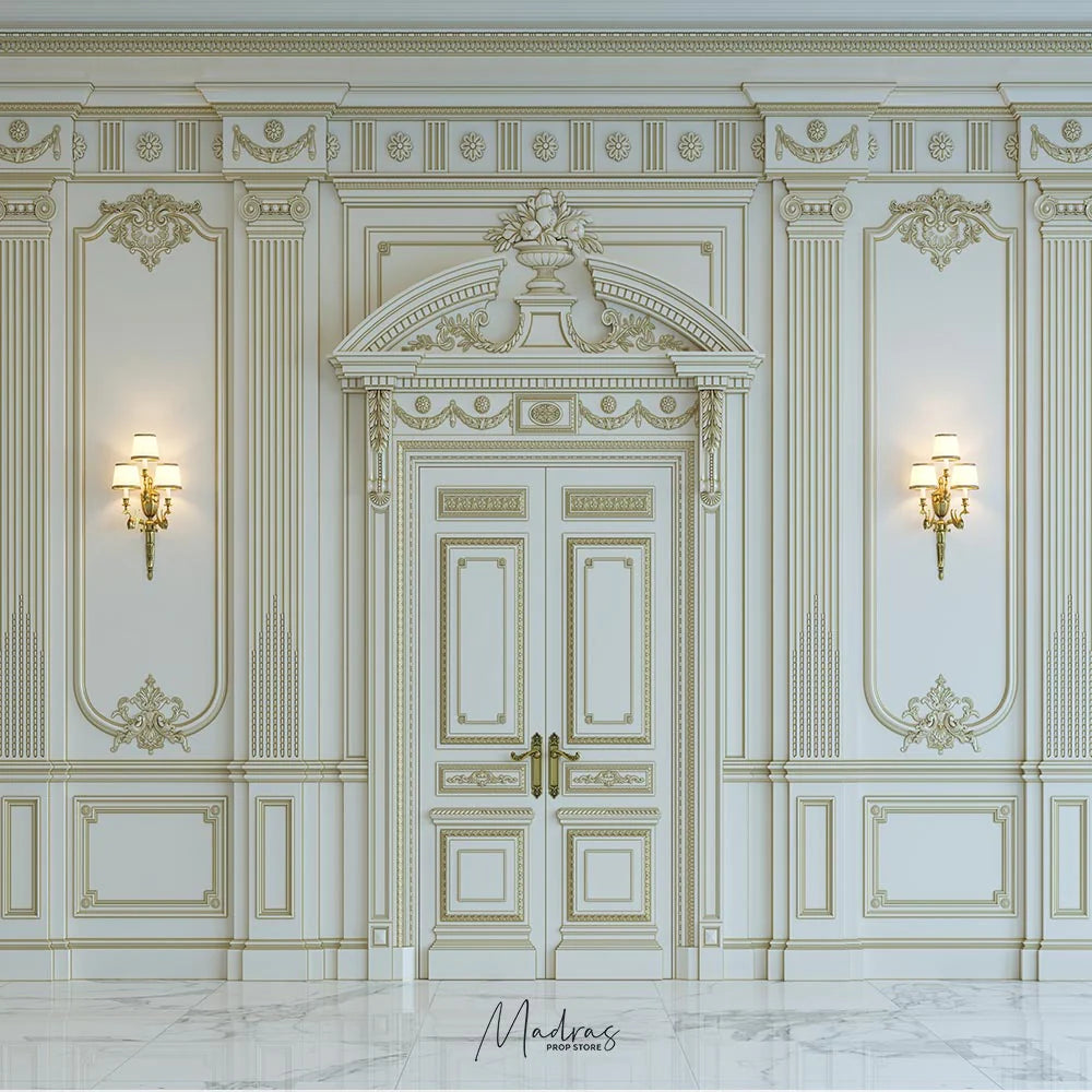 VINTAGE SAGE DOORWAY - BABY PRINTED BACKDROPS