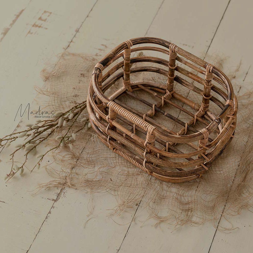 Rental - Rustic Bamboo Basket