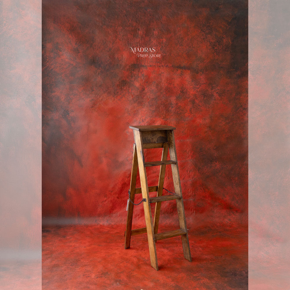 Rental - Red - Fashion Backdrop - 7 by 12 Feet - Canvas