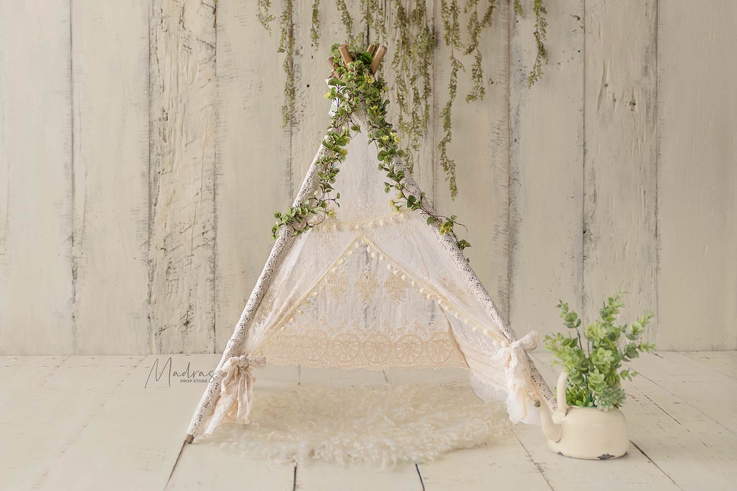Rental - Cream Princess Teepee Tent