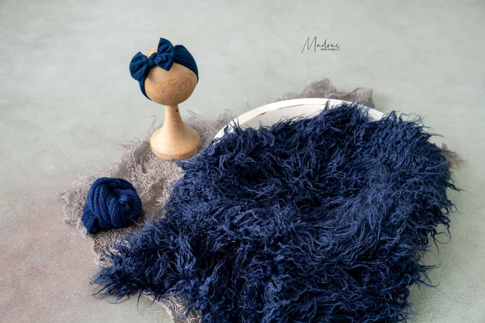 Rental - 3 pc Set Faux Fur, Wrap Headband