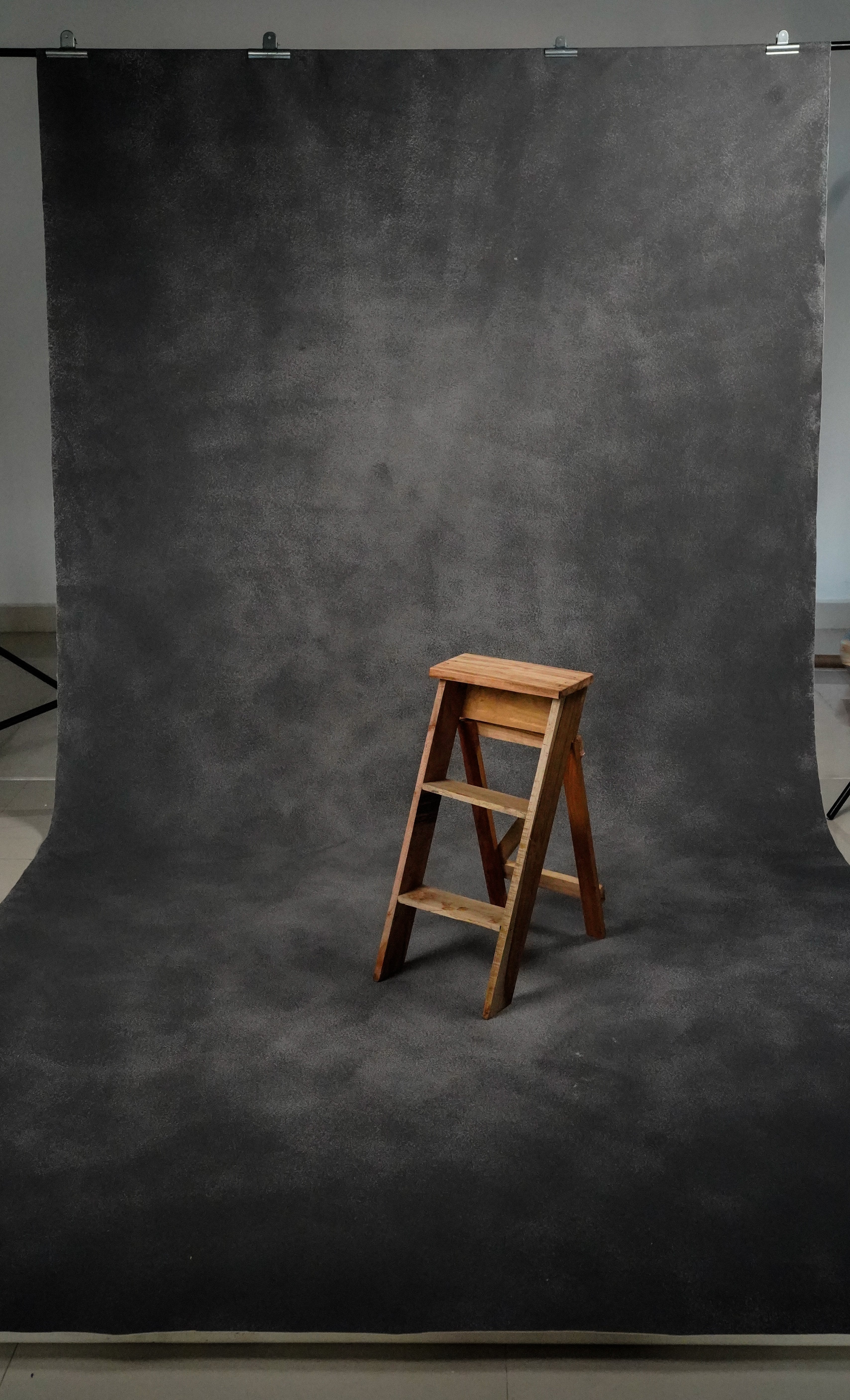 Coal - 7 By 12- Canvas Painted Backdrop
