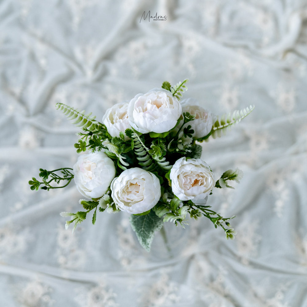 Rental - little Peonies white