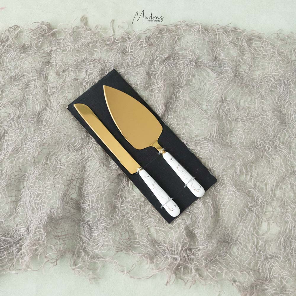 Rental - Ceramic Golden Cutlery