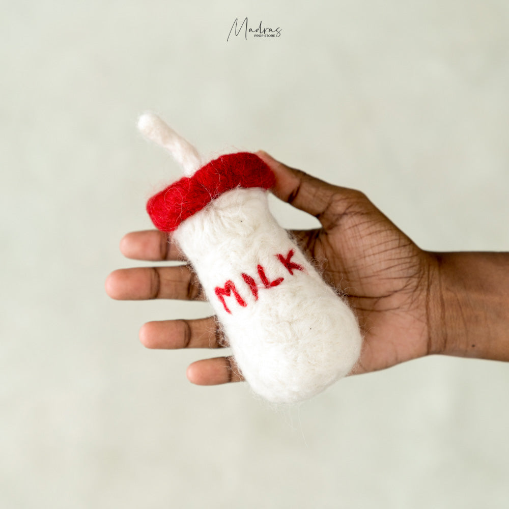 Rental - Felted Milk Bottle