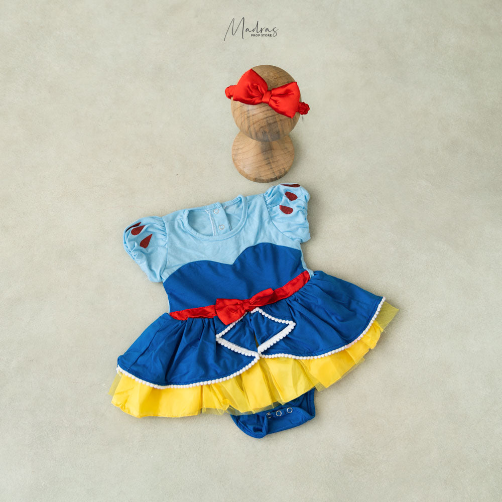 Snow White Romper( 6 TO 9 Months)- Studio 2
