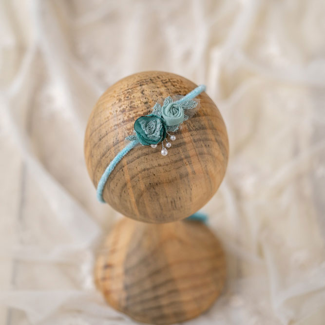 Rental - cutie pies HEADBAND(Teal)