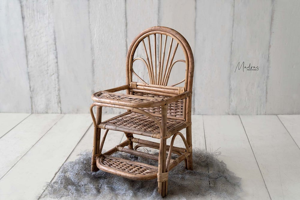 Rental NEWBORN BAMBOO HIGH CHAIR – Madras Prop Store Rentals - Main Image