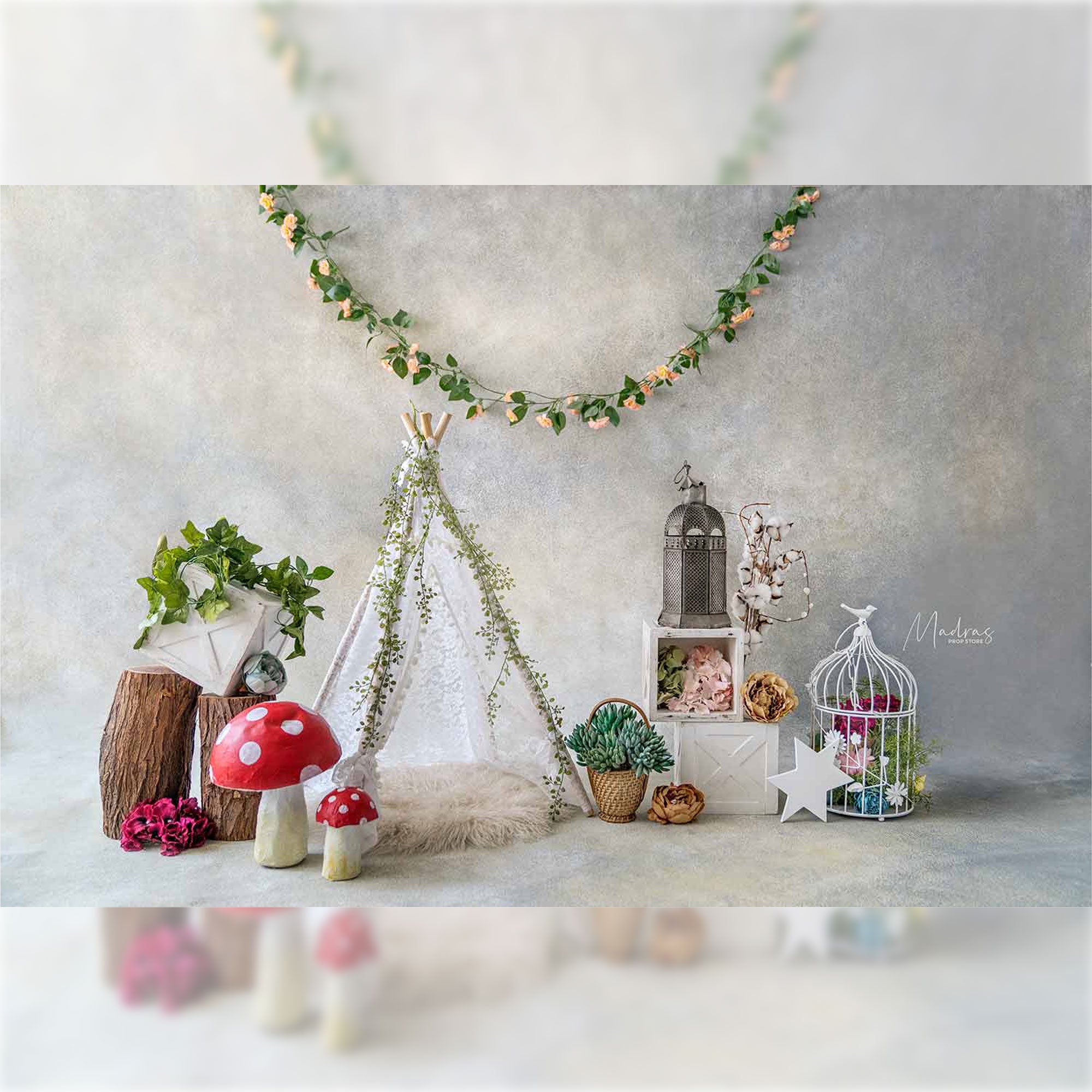 Fairy Tale- 5 By 6- Fabric Printed Backdrop