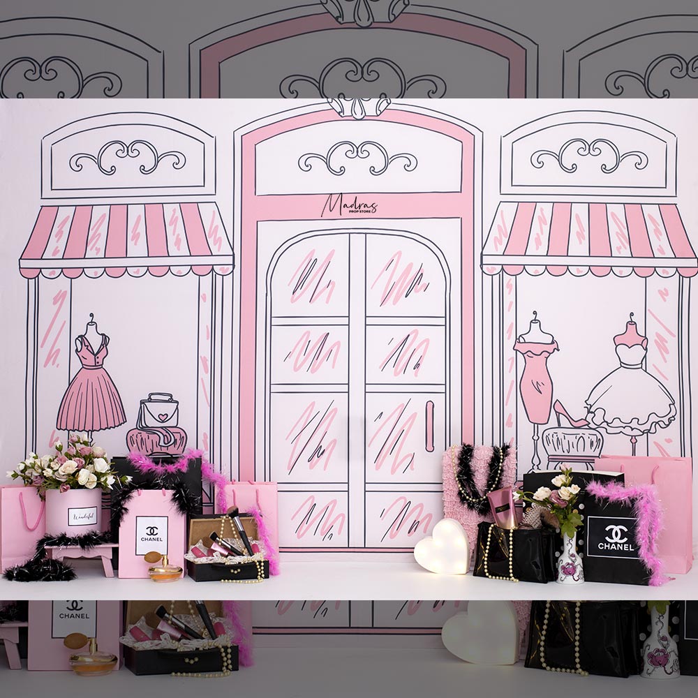 Fashionista - 5 By 6- Fabric Printed Backdrop