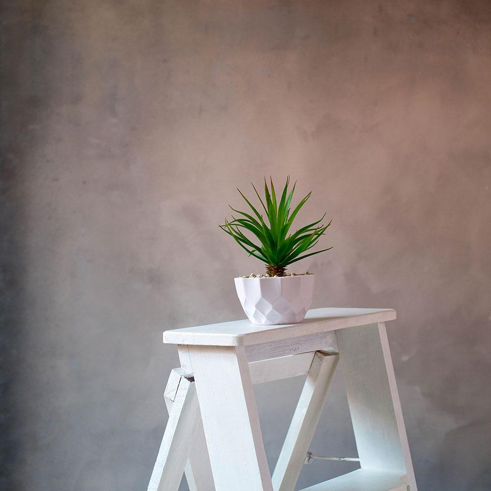 Rental - Grey Canvas - Pained Baby Backdrops - 5 by 6 Feet