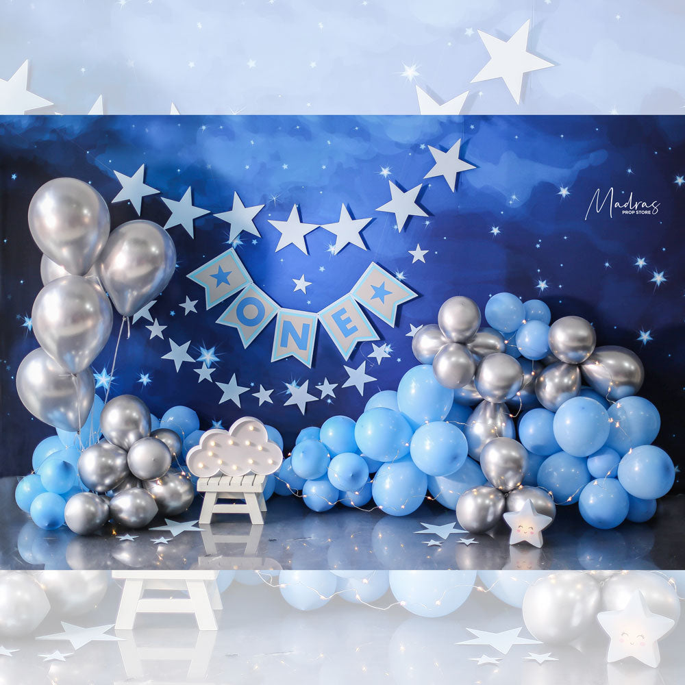 My Son My Rockstar - 5 By 6- Fabric Printed Backdrop