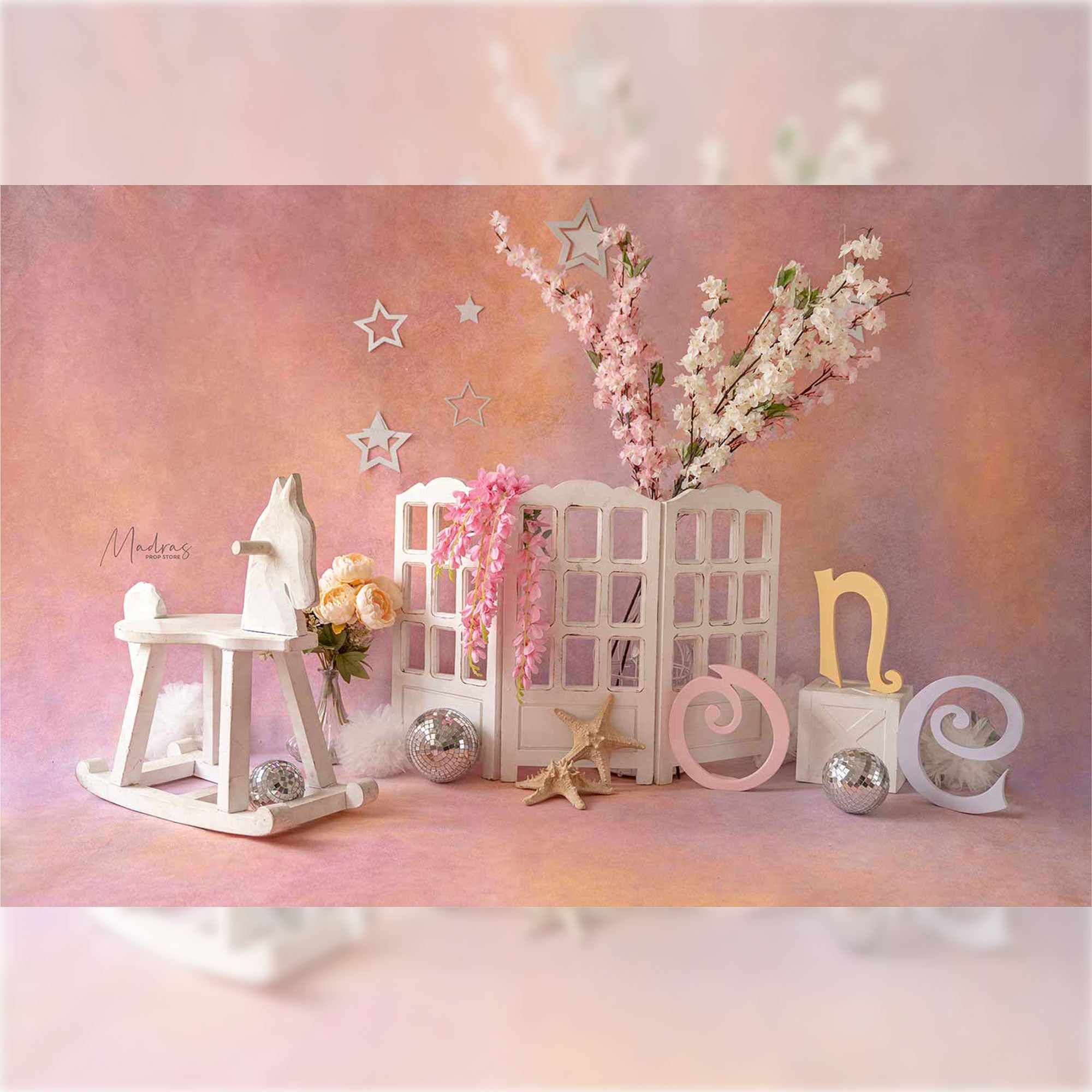 Rainbow Drill - 5 By 6- Fabric Printed Backdrop