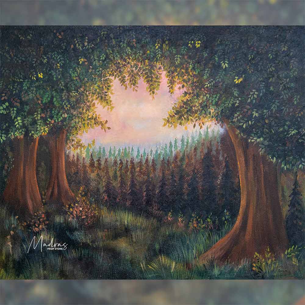 Jungle - 5 By 6- Fabric Printed Backdrop