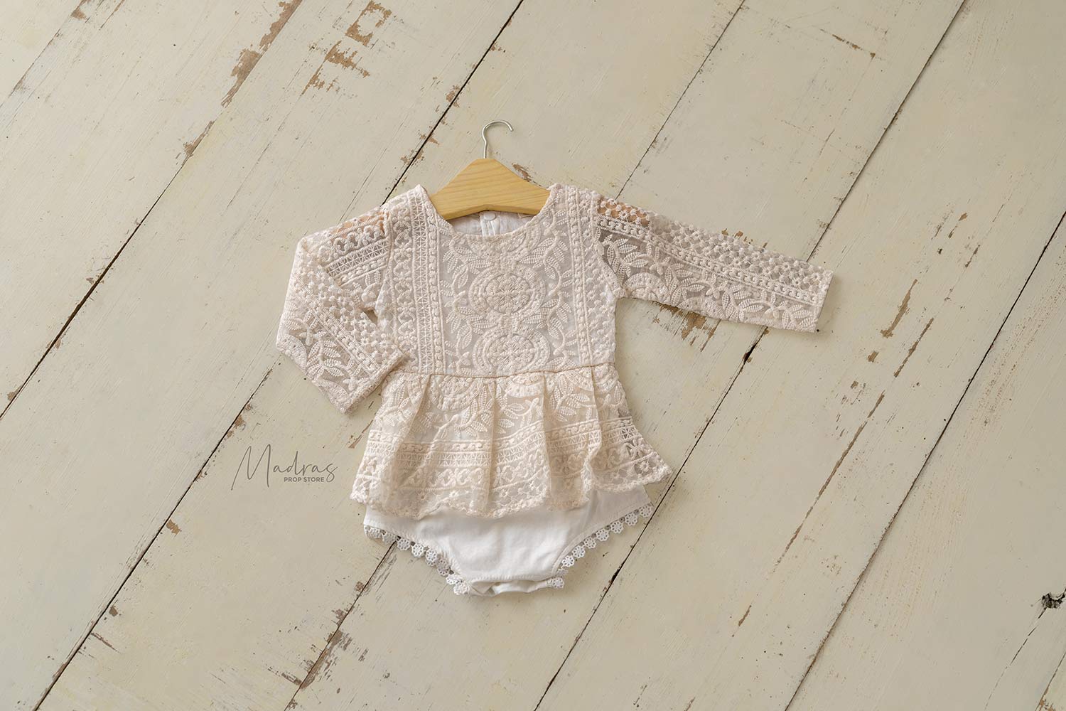 Rental - Vintage Lacey Romper 6 to 9 Months