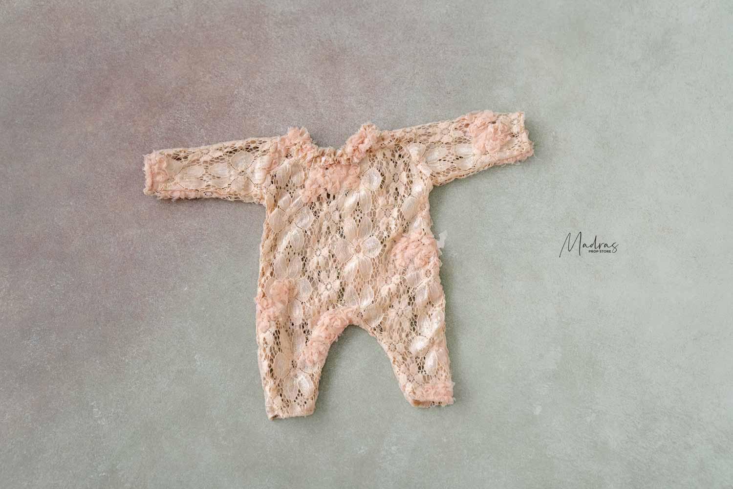 Rental - Netted Nude Colour Romper