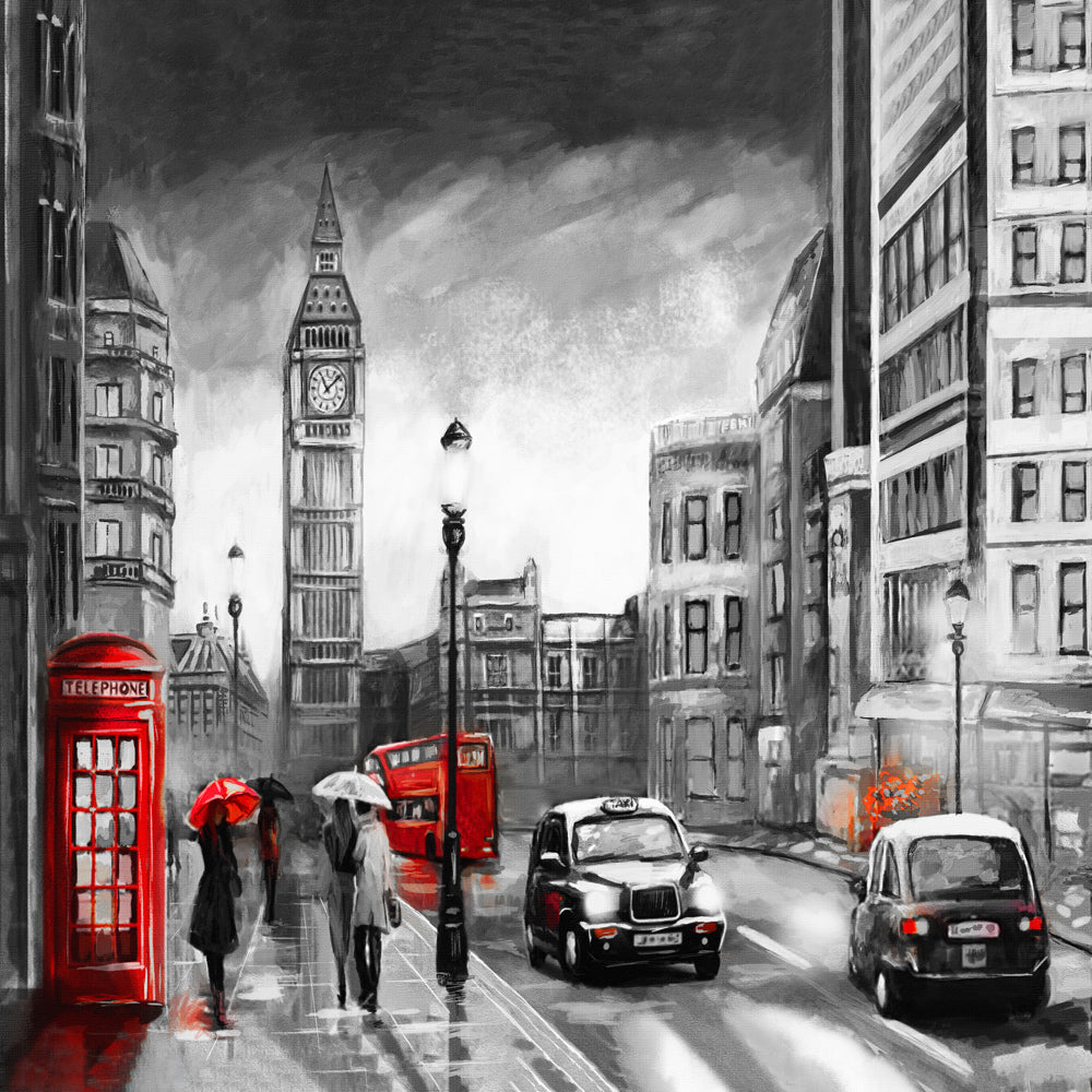 Streets - 5 By 6- Fabric Printed Backdrop