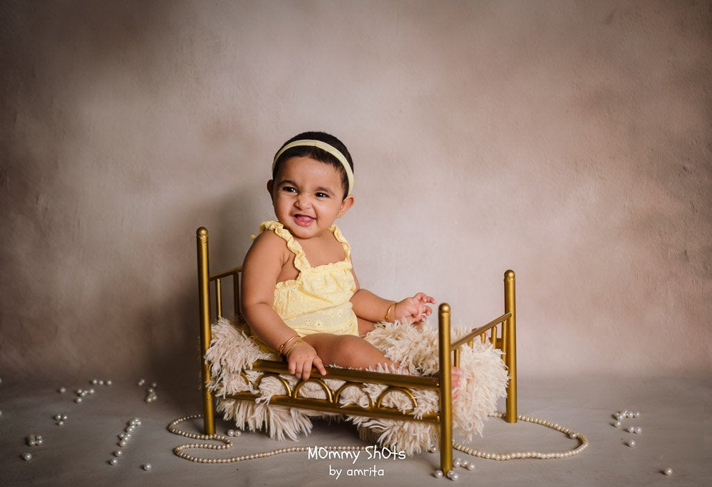 Rental - New Born Golden Bed & Rustic White Bed