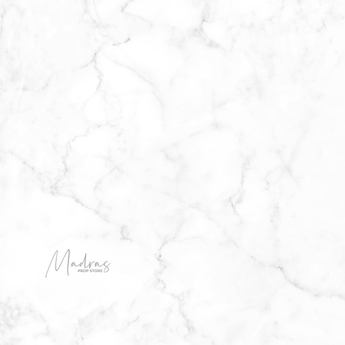 Rental - White Marble - vinyl - Printed Food Backdrops- 2 By 3 Feet