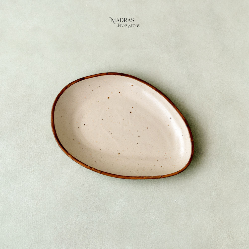 Rentals - Ceramicware # 83 Oval plate