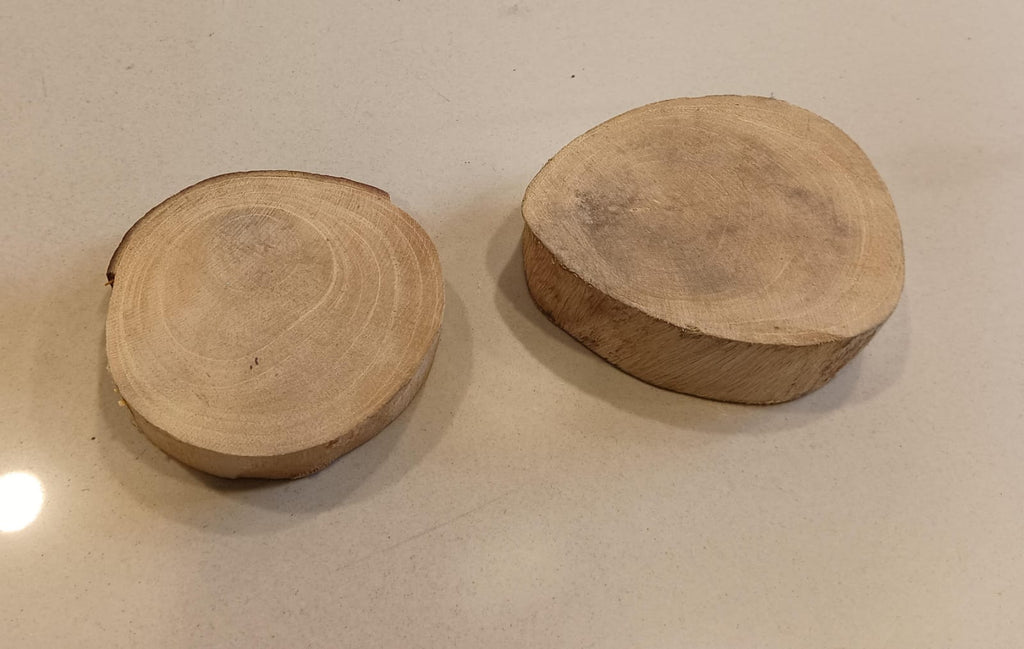 Rentals - wooden log small set of 2