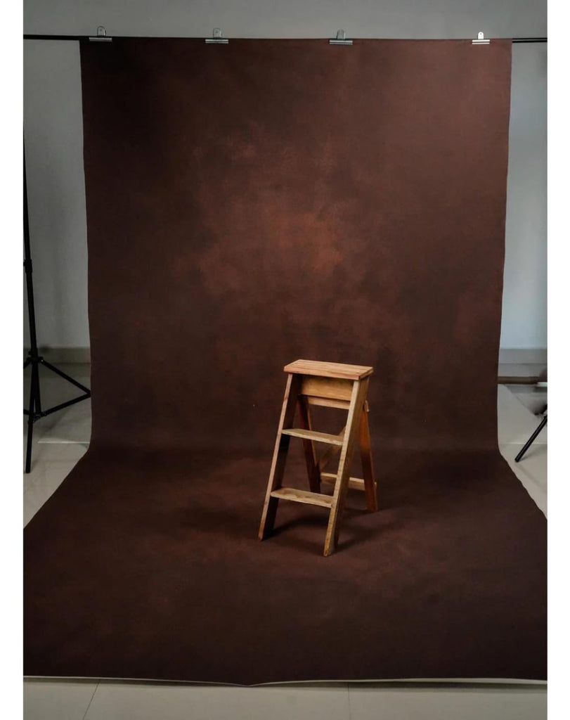 RENTALS - 24 Hour Rental Hand Painted - Brown - Fashion Backdrop - 7 by 12 Feet