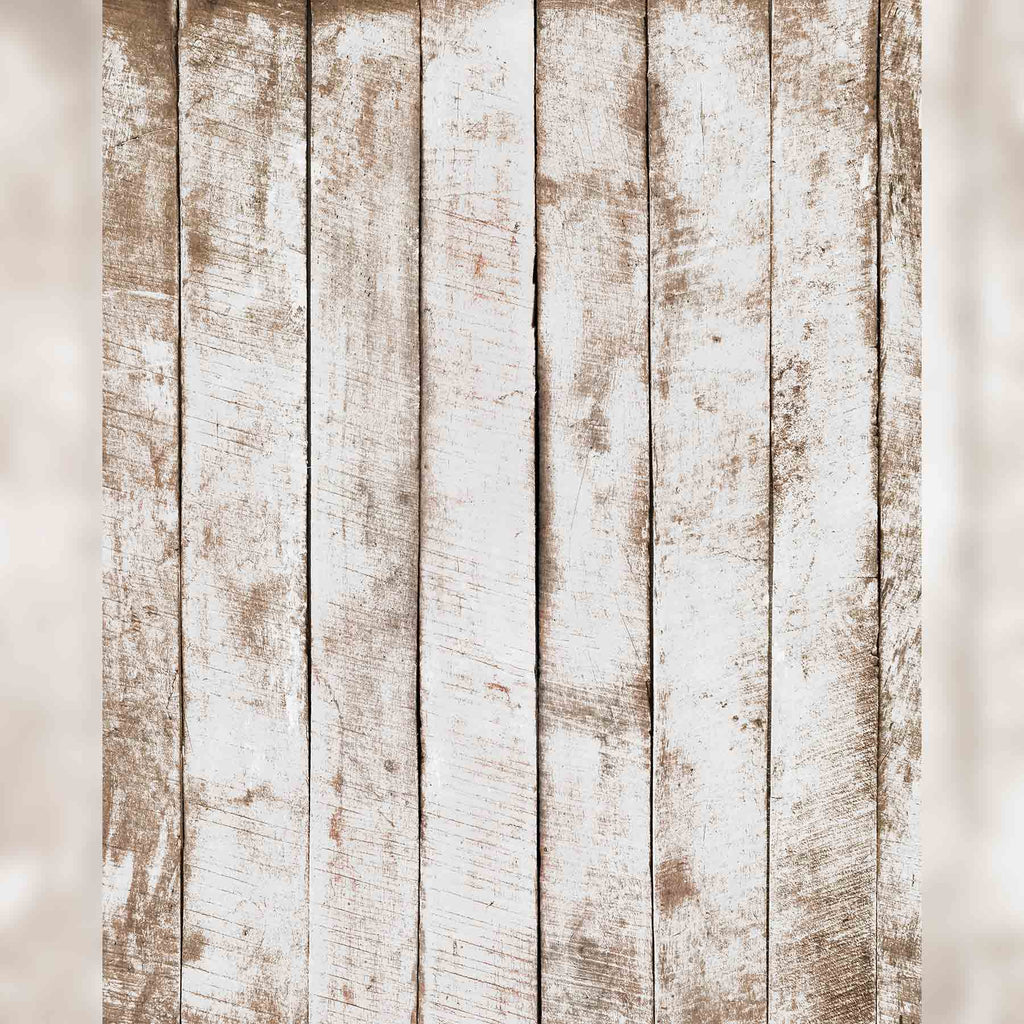 Sanded Whitewood - Baby Printed Backdrop