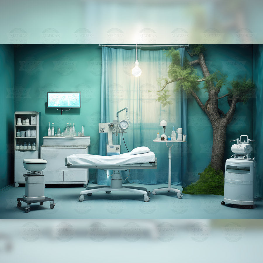 The Surgical Room - Baby Printed Backdrops