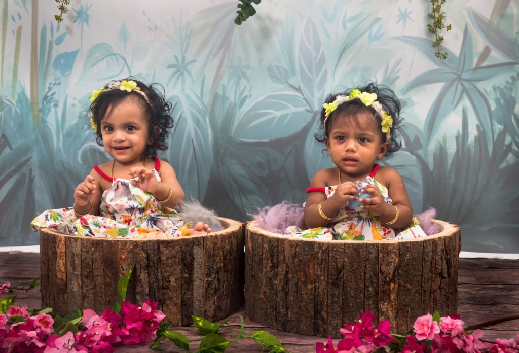 Rentals - Hazy Forest - Printed Baby Backdrops - 5 by 4 feet