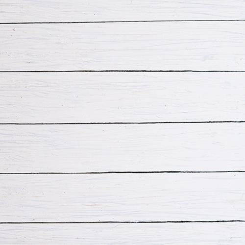 Rentals - Clean White Wood - Printed Baby Backdrops - 5 by 6 feet