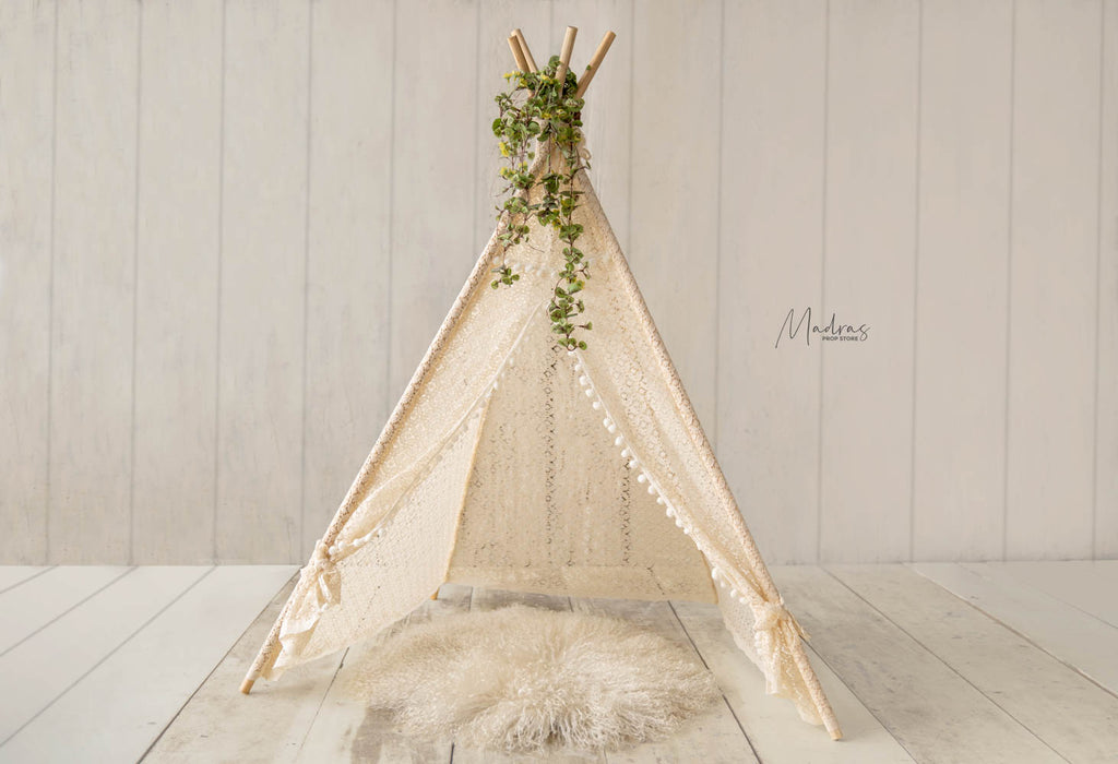 Rentals - 4ft Net Patterned Boho Teepee Tent