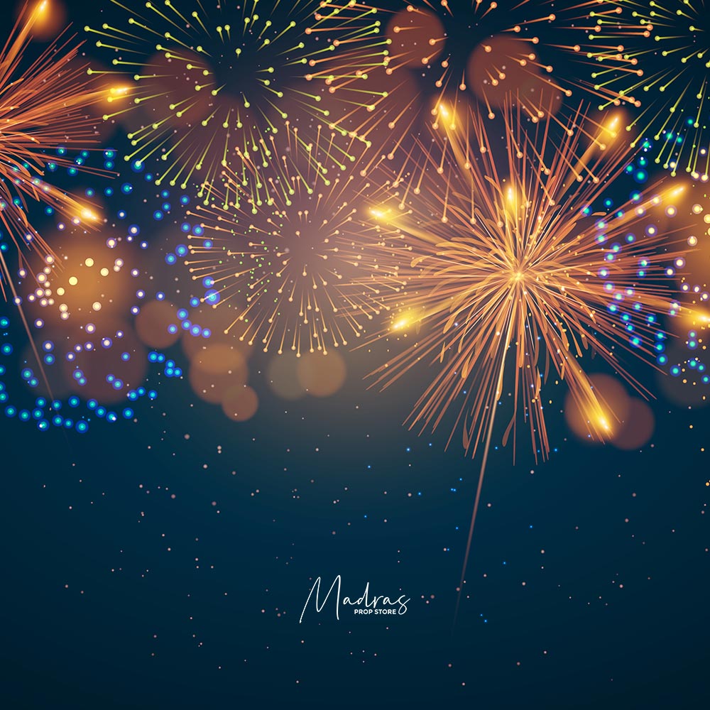 Rental - Diwali Fabric  BACKDROP 5 by 6 feet