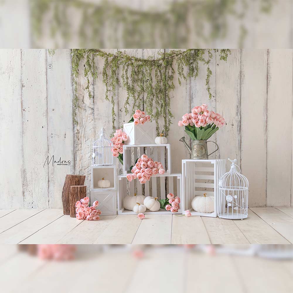 Rental - Fantasy World - Printed Baby Backdrops - 5 by 6 feet - Fabric
