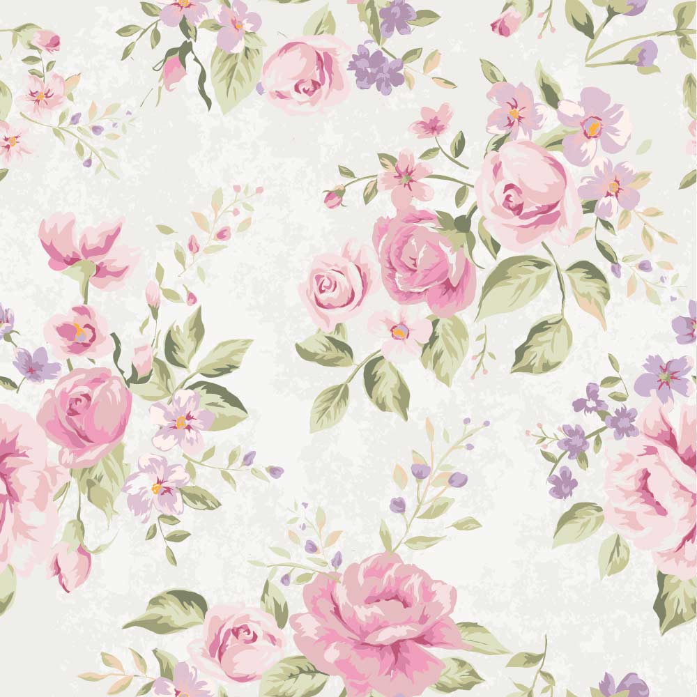 Blooming Season- 5 By 6- Fabric Printed Backdrop