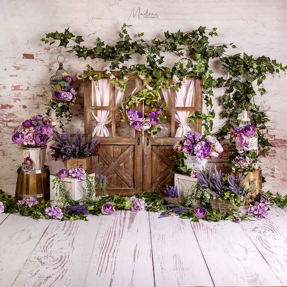 Rental - Into the Florence World - Printed Baby Backdrops - 5 by 6 feet - Fabric
