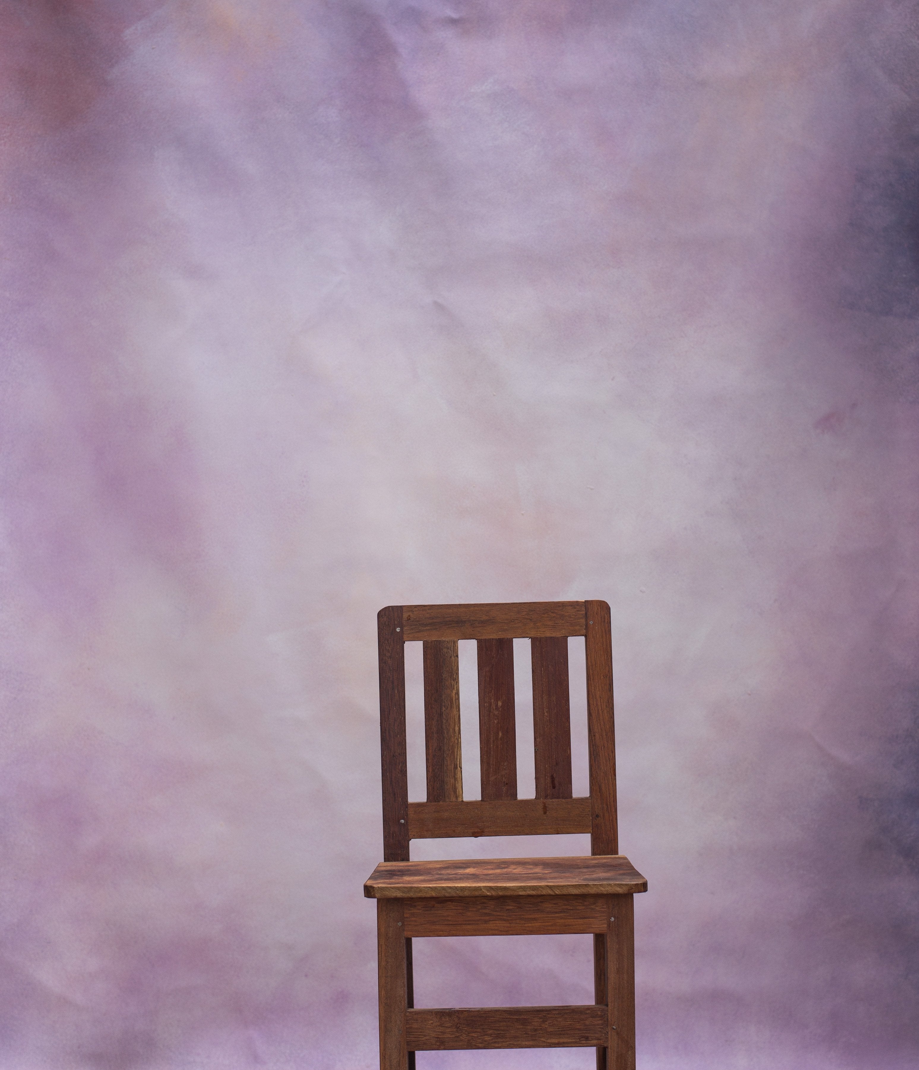 Rental - 24 Hours Rental Hand Painted - Lilac Canvas - Painted Baby Backdrops - 5 by 6 Feet