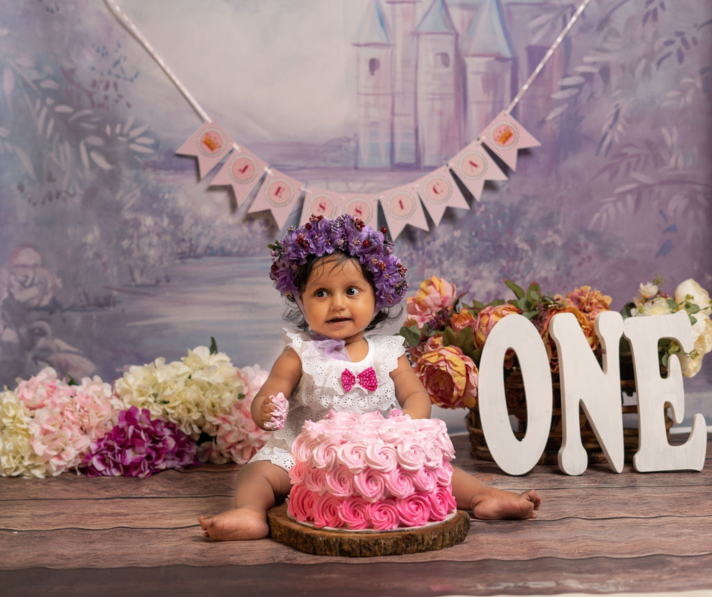 Rentals - Dream Castle - Printed Baby Backdrops - 5 by 4 feet