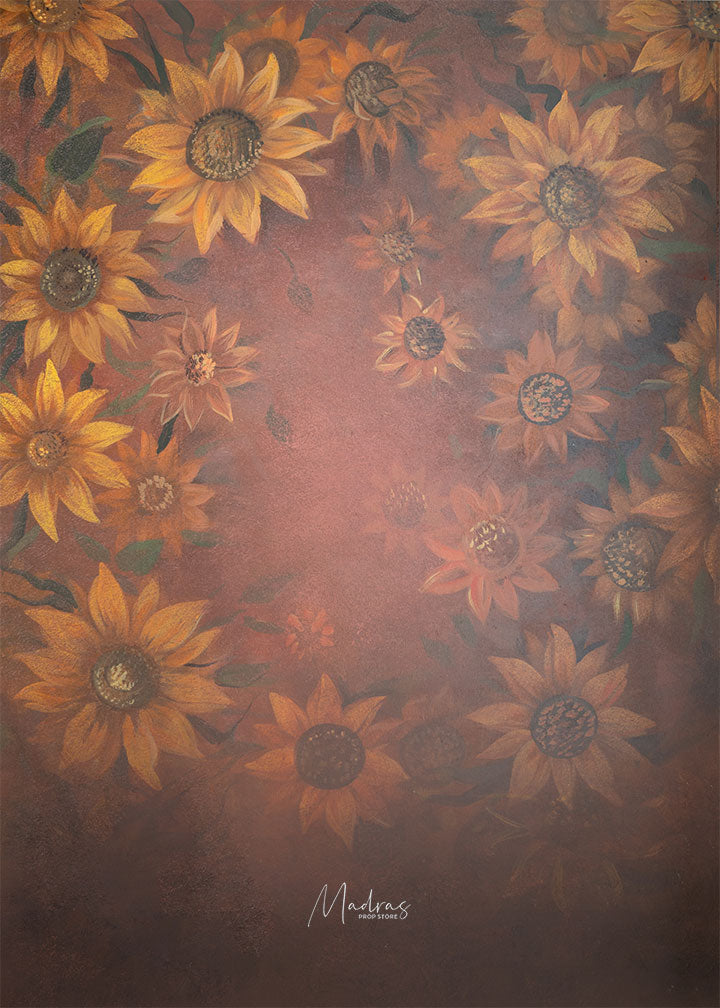Rentals - Sunflower - Fashion Backdrop - 10 by 14 Feet / Fabric